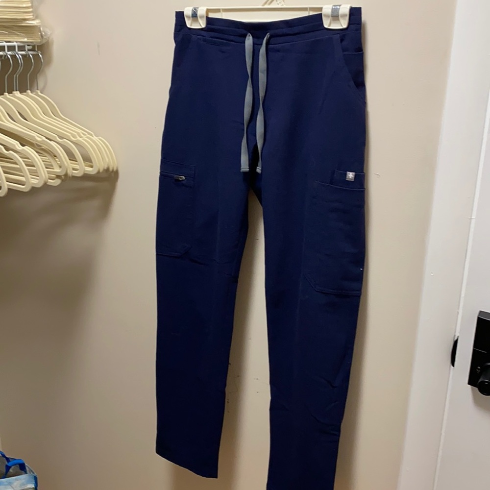 Figs Yola Scrub Pants Navy XS Petite